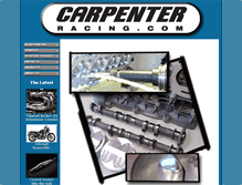 Tablet Screenshot of carpenterracing.com